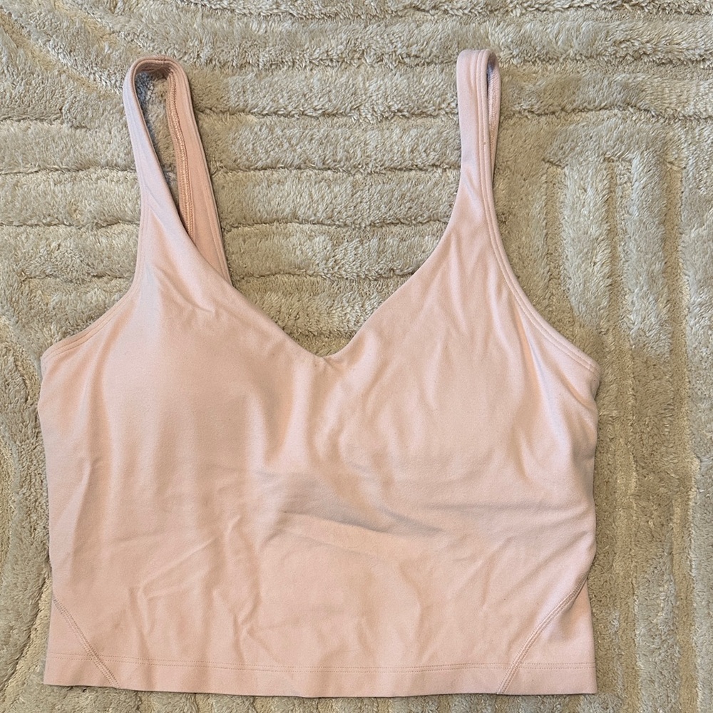 Lululemon Athletica Soft Pink V-Neck Camisole